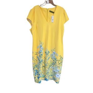 NY & Company Low V MIDI Dress Sz XXL NWT